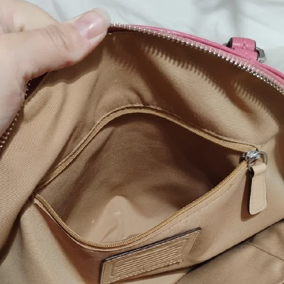 SALE! Authentic Coach Peyton Saffiano Cora Leather Domes Satchel W Strap - Picture 14 of 14